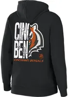 WEAR by Erin Andrews Cincinnati Bengals Womens Black Full Long Sleeve Zip Jacket