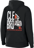 WEAR by Erin Andrews Cleveland Browns Womens Orange Full Long Sleeve Zip Jacket