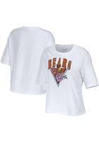 WEAR by Erin Andrews Chicago Bears Womens White Floral Short Sleeve T-Shirt