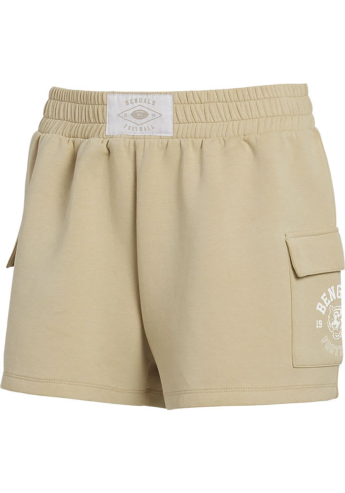 WEAR by Erin Andrews Cincinnati Bengals Womens Tan Tonal Shorts