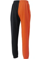 WEAR by Erin Andrews Cincinnati Bengals Womens Colorblock Orange Sweatpants