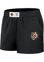 WEAR by Erin Andrews Cincinnati Bengals Womens Black Waffle PJ Set