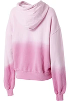 WEAR by Erin Andrews Cincinnati Bengals Womens Pink Dip Dye Hooded Sweatshirt