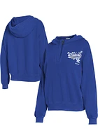 WEAR by Erin Andrews Kentucky Wildcats Womens Blue Vintage washed Hooded Sweatshirt