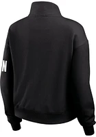 WEAR by Erin Andrews Cincinnati Bengals Womens Black Color Block Qtr Zip