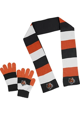 WEAR by Erin Andrews Cincinnati Bengals Block Jacquard Womens Scarf