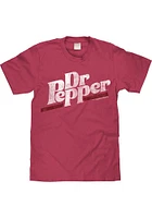 Texas Brown Dr Pepper Logo Short Sleeve T Shirt