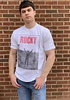 Philadelphia White Rocky Steps Short Sleeve T Shirt