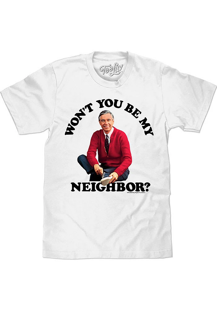 Pittsburgh White Mr Rogers Neighborhood Wont You Short Sleeve T Shirt
