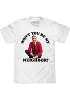 Pittsburgh White Mr Rogers Neighborhood Wont You Short Sleeve T Shirt