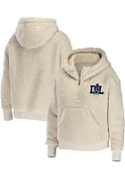 Dallas Cowboys Womens White Sherpa Hooded Sweatshirt