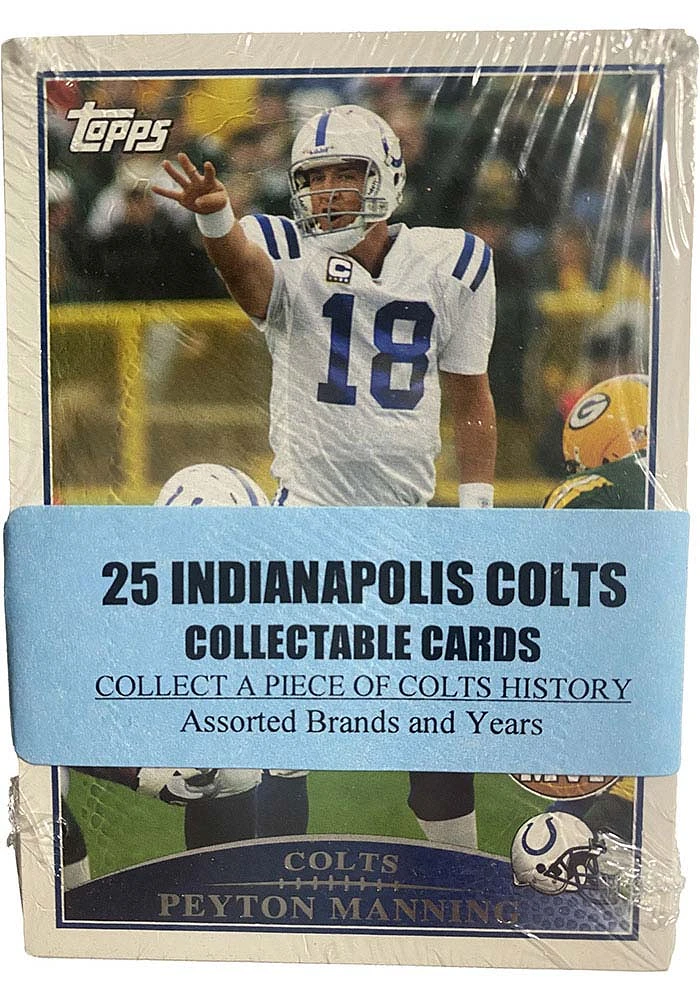 Indianapolis Colts 25 Pack Collectible Football Cards