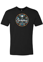 Kansas Black My Tribe Short Sleeve Fashion T Shirt