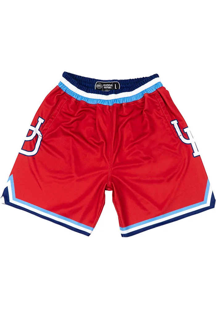 Dayton Flyers Mens Red Game Shorts