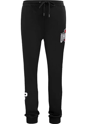 Pro Standard Ohio State Buckeyes Mens Black Classic Fashion Sweatpants