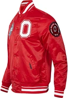 Pro Standard Ohio State Buckeyes Mens Red Classic Medium Weight Jacket