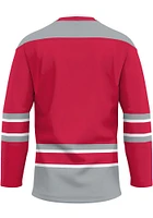 ProSphere  Ohio State Buckeyes Mens Red Replica Design Hockey Jersey