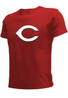 Stitches Cincinnati Reds Youth Red Logo Short Sleeve T-Shirt