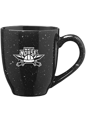 Northern Kentucky Norse 16oz Bistro Speckled Ceramic Mug - Black