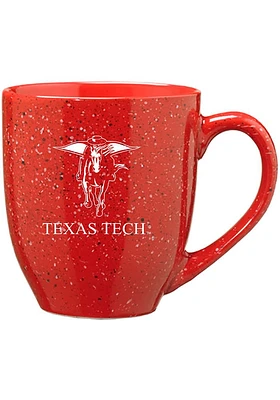 Texas Tech Red Raiders 16oz Speckled Ceramic Mug - Red