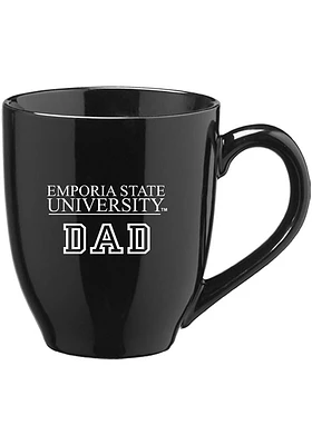 Emporia State Hornets Dad 16oz Ceramic Mug - Black