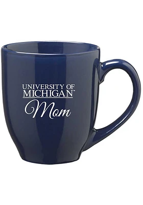 Michigan Wolverines Mom 16oz Ceramic Mug - Blue