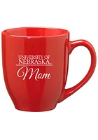 Nebraska Cornhuskers Mom 16oz Ceramic Mug - Red