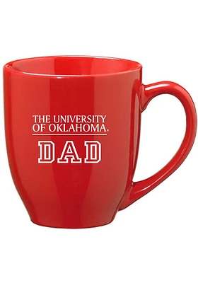 Oklahoma Sooners Dad 16oz Ceramic Mug - Crimson