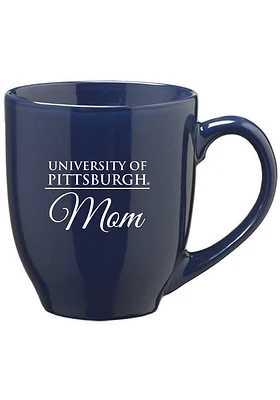Pitt Panthers Mom 16oz Ceramic Mug - Navy Blue