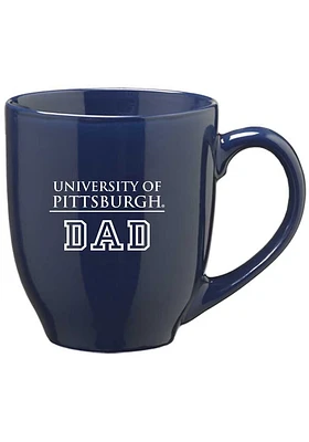 Pitt Panthers Dad 16oz Ceramic Mug - Navy Blue