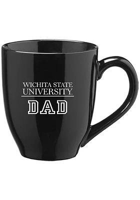 Wichita State Shockers Dad 16oz Ceramic Mug - Black