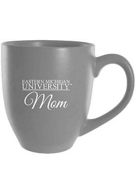 Eastern Michigan Eagles Mom 16oz Ceramic Mug - Grey