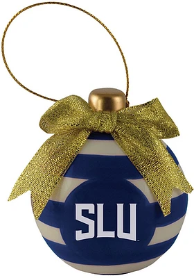Saint Louis Billikens Ceramic Bulb Ornament - Blue
