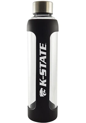 K-State Wildcats 20oz Silicone Glass Water Bottle