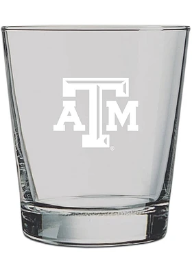 Texas A&M Aggies 13oz Logo Engraved Rock Glass