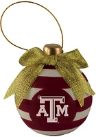 Texas A&M Aggies Ceramic Bulb Ornament Ornament - Maroon