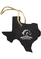 UTA Mavericks State Shaple Slate Ornament Ornament
