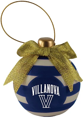 Villanova Wildcats Ceramic Bulb Ornament Ornament - Blue