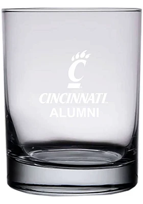 Cincinnati Bearcats 14oz Alumni Rock Glass - White