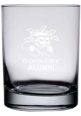 Wichita State Shockers 14oz Alumni Rock Glass - White