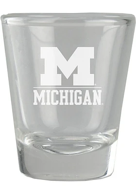 Michigan Wolverines 1.5oz Engraved Shot Glass