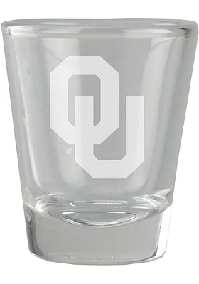 Oklahoma Sooners 1.5oz Engraved Shot Glass