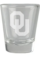 Oklahoma Sooners 1.5oz Engraved Shot Glass