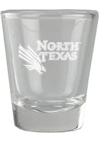 North Texas Mean Green 1.5oz Engraved Shot Glass