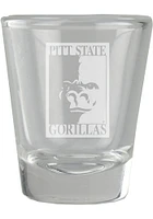 Pitt State Gorillas 1.5oz Engraved Shot Glass