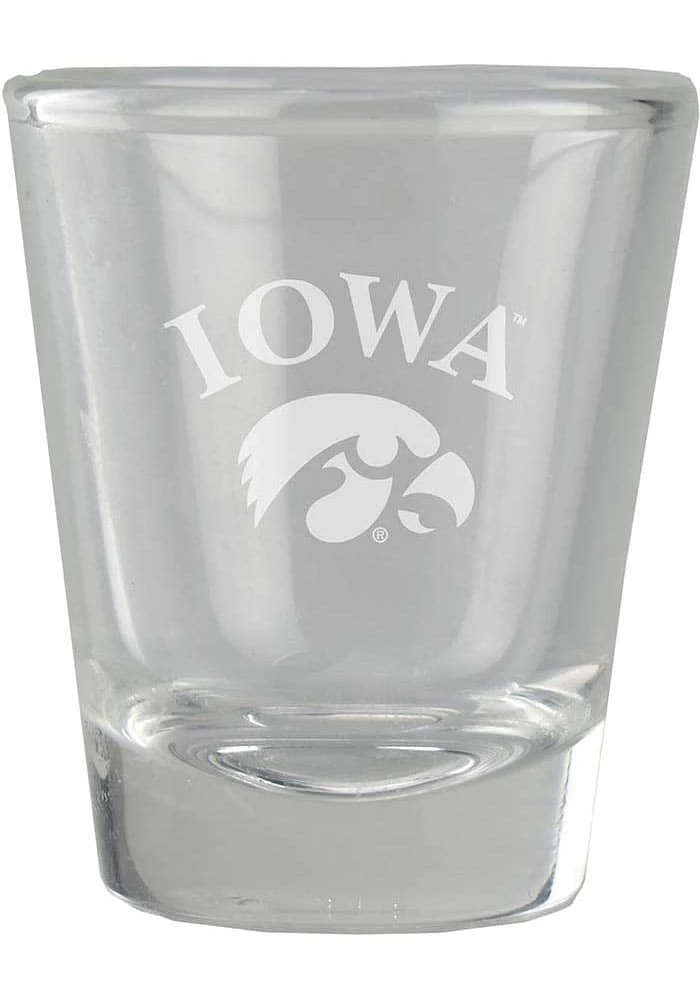 Iowa Hawkeyes 2oz Etched Shot Glass