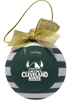Cleveland State Vikings Ceramic Bulb Ornament - Green