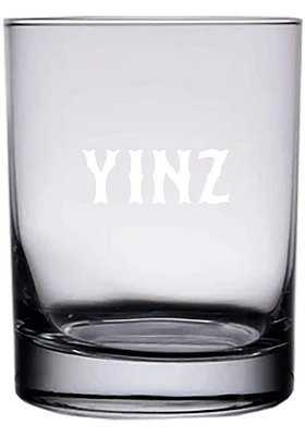Pittsburgh 14oz Engraved Rock Glass