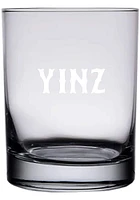 Pittsburgh 14oz Engraved Rock Glass