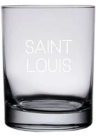 St Louis 14oz Engraved Rock Glass